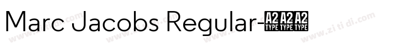 Marc Jacobs Regular字体转换